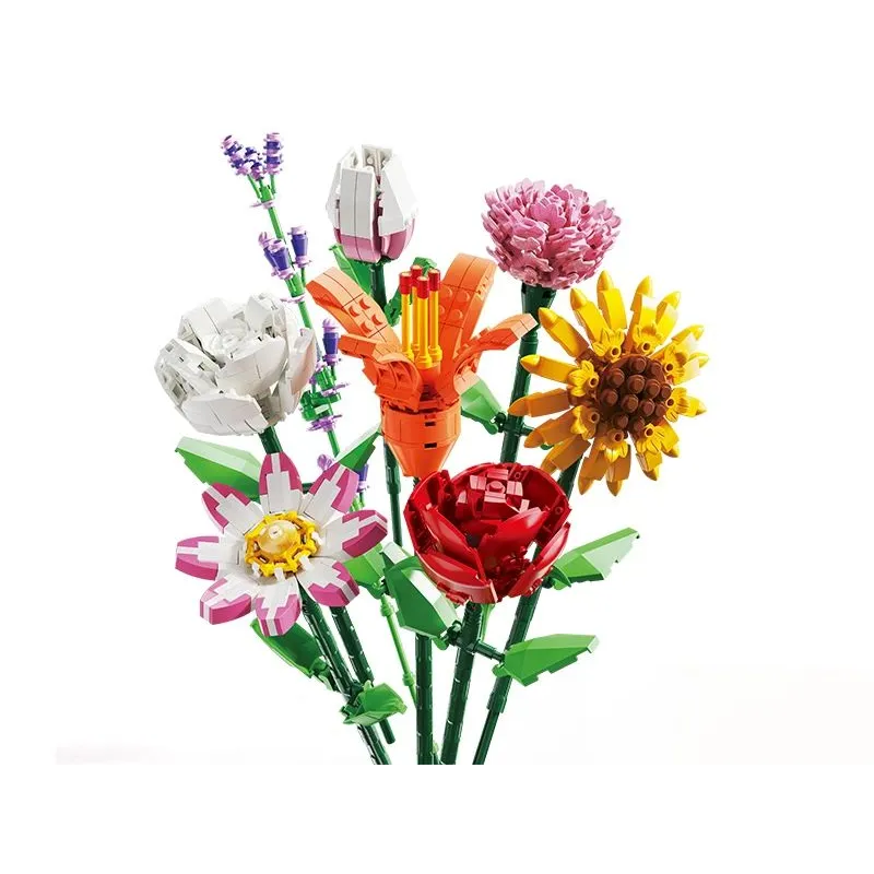 Koala Games G2672 Flowers Blocks ,Random Color,