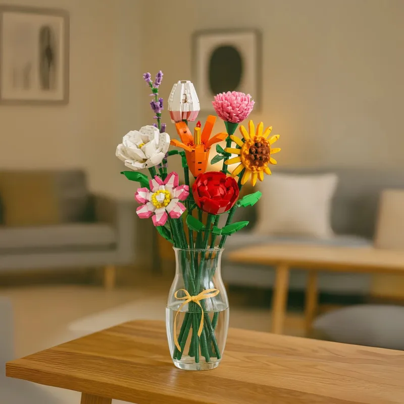 Koala Games G2672 Flowers Blocks ,Random Color,