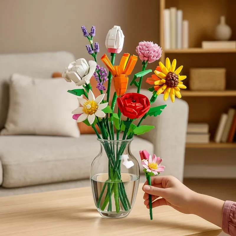 Koala Games G2672 Flowers Blocks ,Random Color,