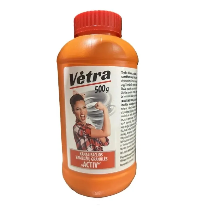 Kanalizācijas cauruļu tīrīšanas līdzeklis Vėtra Activ. 500 g