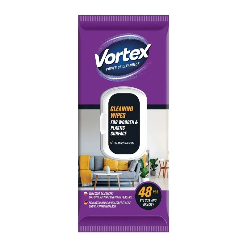 Mitrās salvetes Vortex 48