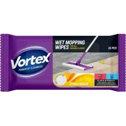 Влажная салфетка vortex citrus breeze 15шт