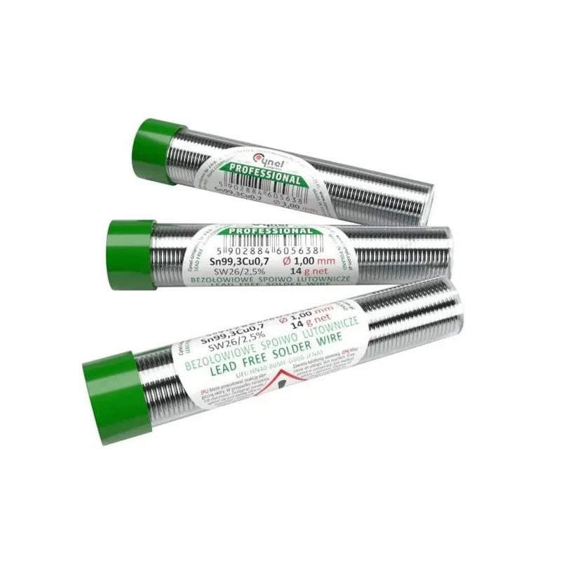 Lodalva sn99.3cu0.7-sw26-2.5% 1mm 14g