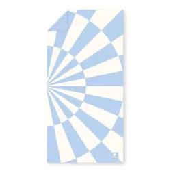 Sporta dvielis Spokey. zila-balta. 160 cm x 80 cm