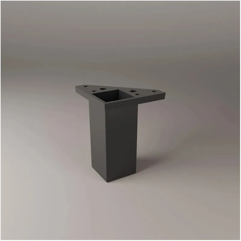 Kājiņa Rei 40x40x100. melna