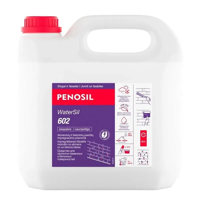 Impregnants porainām virsmām PENOSIL Watersil 602 3l