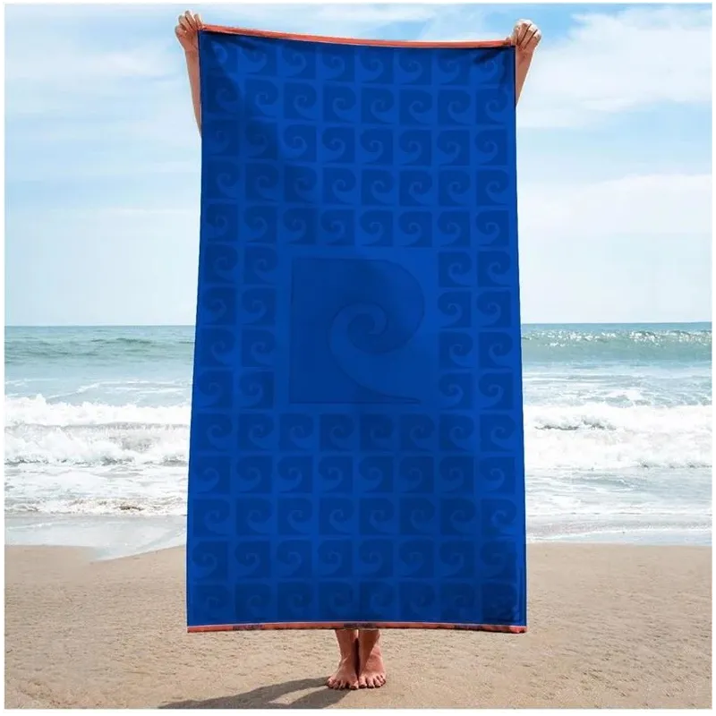 Pludmales dvielis Pierre Cardin. zils. 170 cm x 90 cm