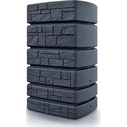 Rainwater tank tower stone anthrac 500l