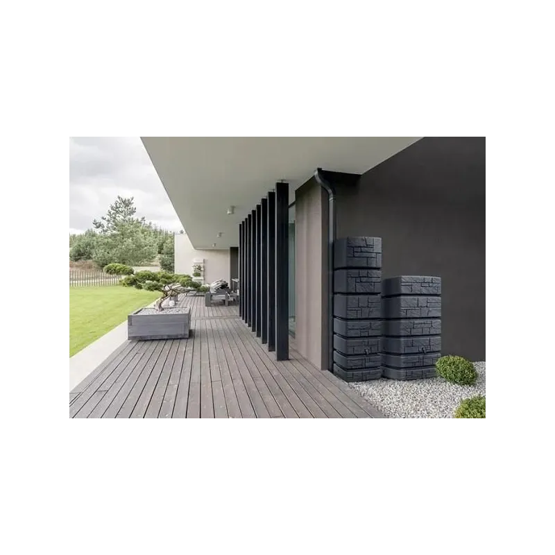 Ūdens tvertne Prosperplast IDTST500-S433. 500 l. antracīta