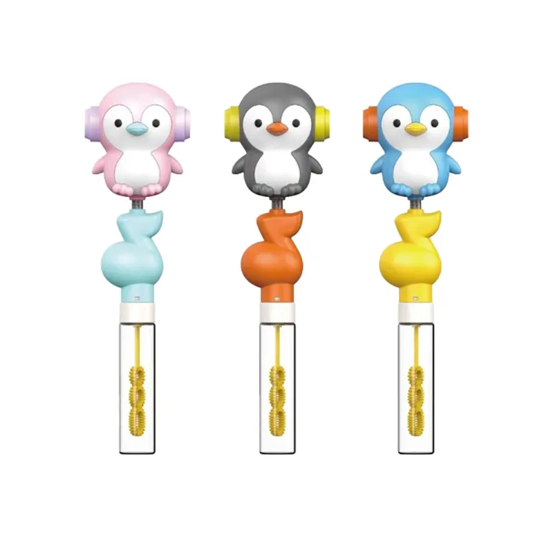 Koala Games G2661 Penguin Bubble Blower With Musical Cap ,Random Color,