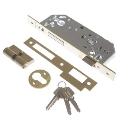 Mortise lock 203040hl brassy 20