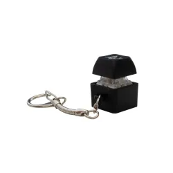 White Shark KEYCHAIN Promo Black Mechanical Switches