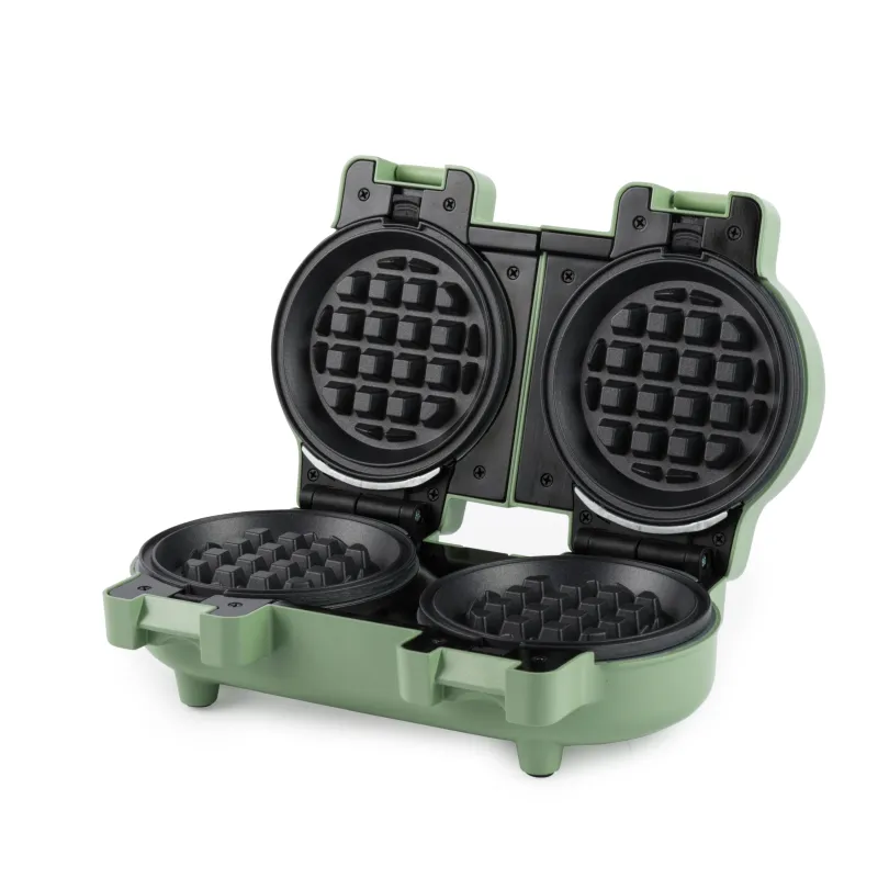 Giles & Posner EK5922GSGRVDE Double Waffle Maker