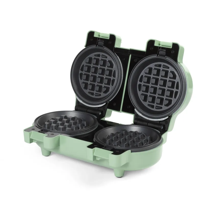 Giles & Posner EK5922GSGRVDE Double Waffle Maker
