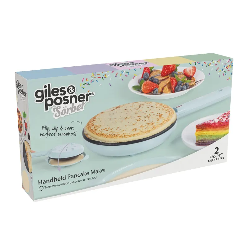 Giles & Posner EK6699GSBLVDE Handheld Pancake Maker