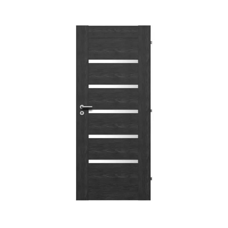 Iekšdurvju vērtne Domoletti Enzo, labais, antracīta ozola krās., 203 x 84.4 x 4 cm