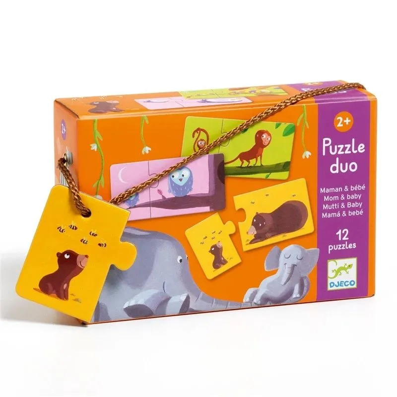 Dėlionė Djeco Duo DJ08157. 18 cm x 12 cm