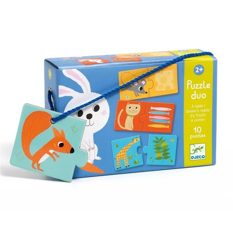 Dėlionė Djeco Duo DJ08166. 18 cm x 12 cm
