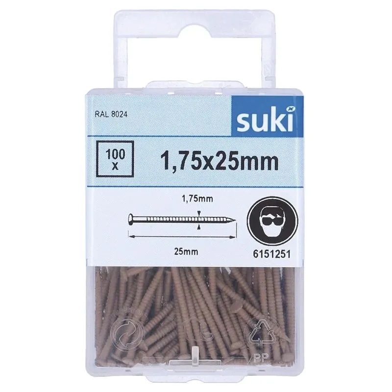 Dailylenčių vinys. 1.75 x 25 mm. 100 vnt.