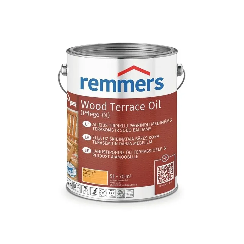 Aliejus Teras PFLEGE Remmers. maumedis. 5L
