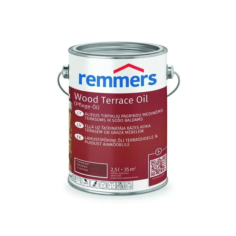 Eļļa Remmers Teras PFLEGE tikai es. 2.5 l