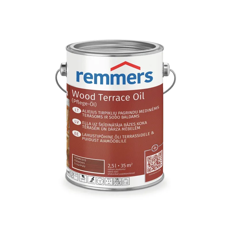 Eļļa Remmers Teras PFLEGE tikai es. 2.5 l