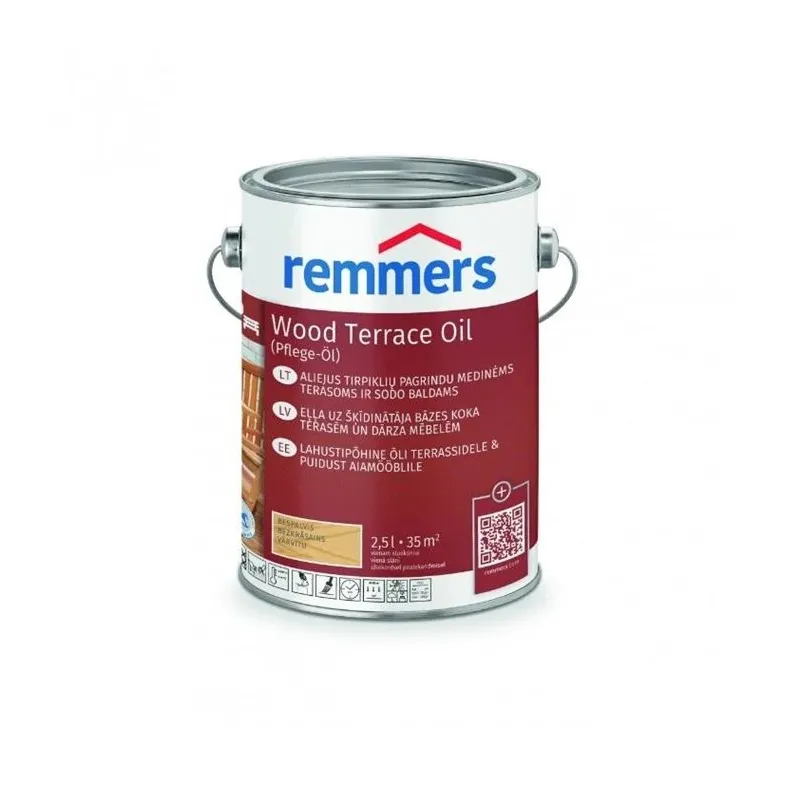 Eļļa Remmers Teras PFLEGE bezkrāsains 2.5L