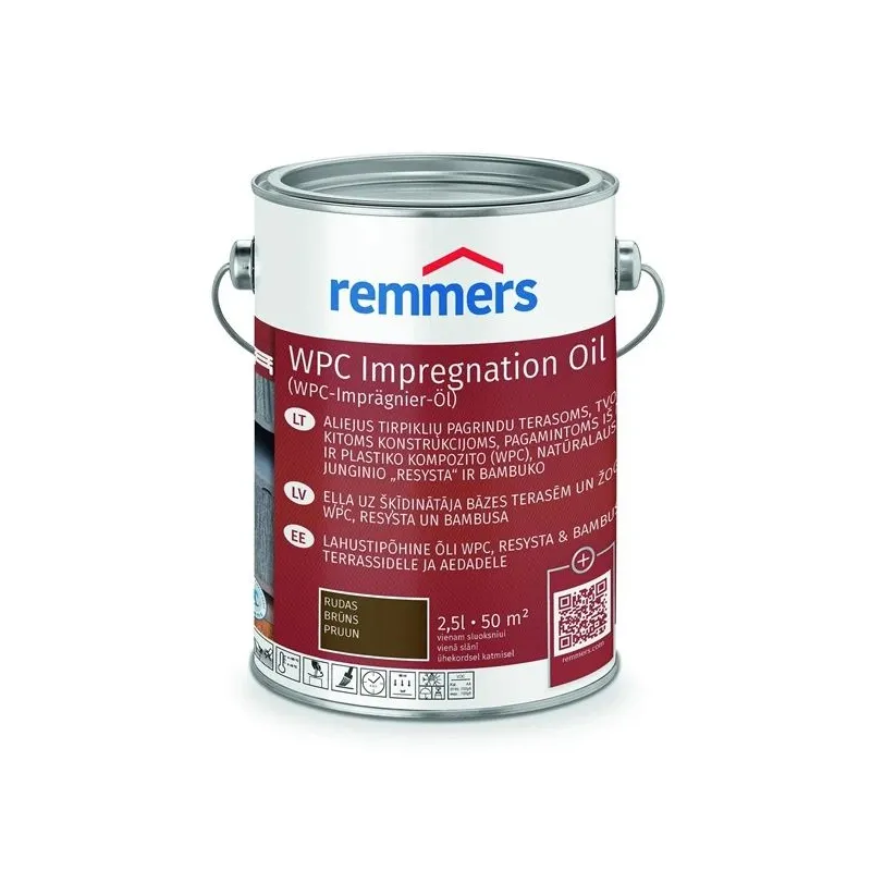 Eeļļa Remmers WPC Impragnier 2.5L. brūns