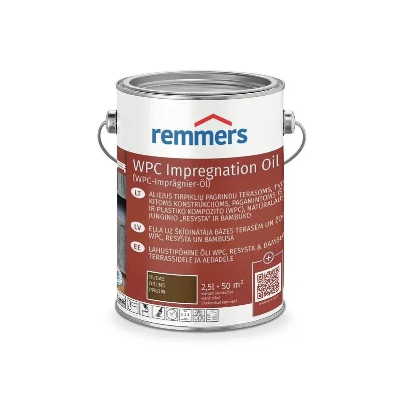 Eeļļa Remmers WPC Impragnier 2.5L. brūns