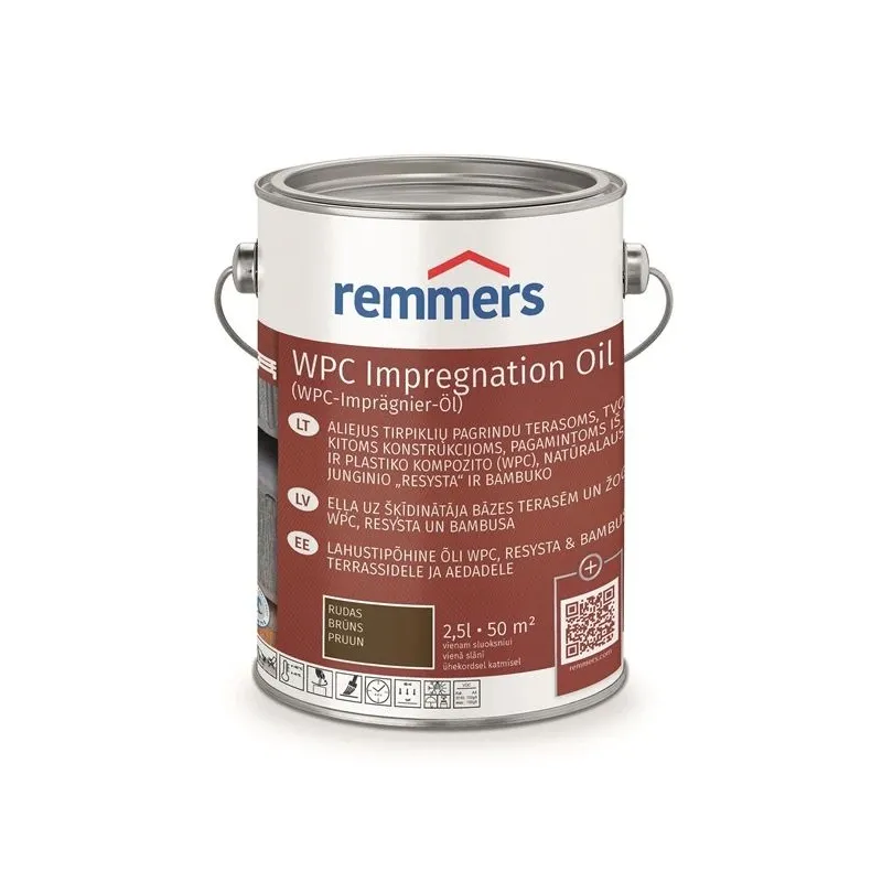 Eeļļa Remmers WPC Impragnier 2.5L. brūns
