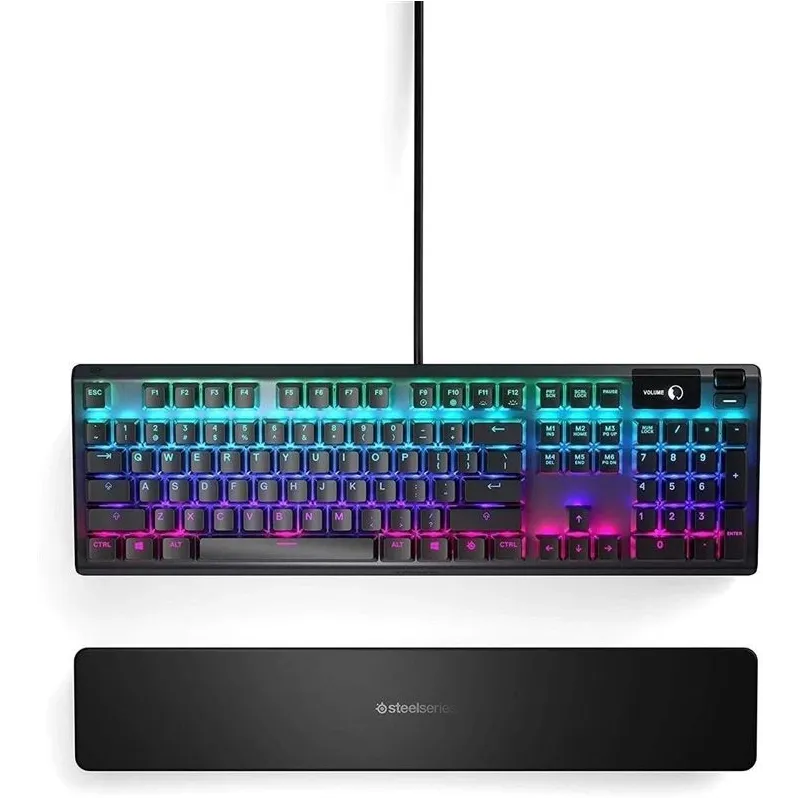 Klaviatūra Steelseries Apex 5 Hybrid Blue. angļu ,US,. melna