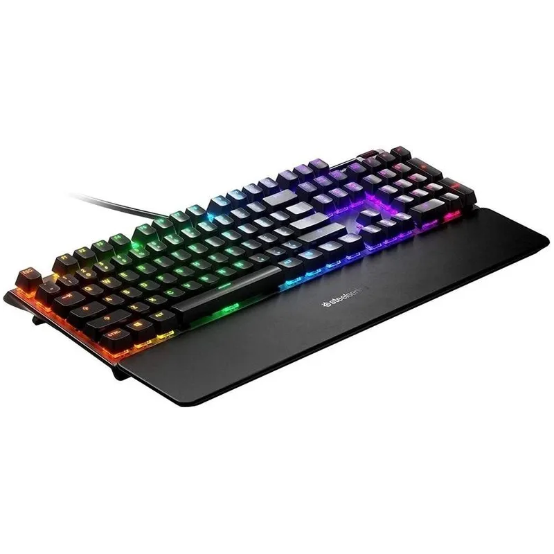 Klaviatūra Steelseries Apex 5 Hybrid Blue. angļu ,US,. melna