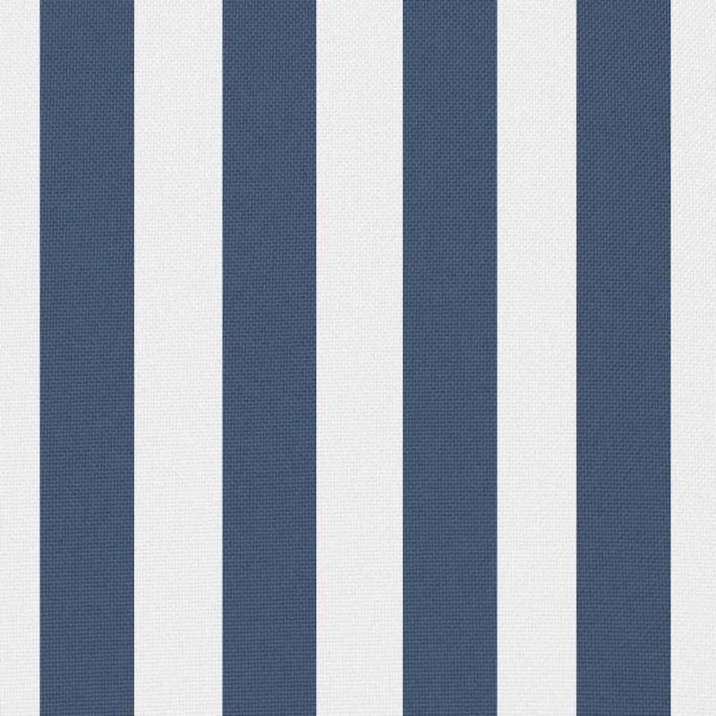 vidaXL dārza mēbeļu spilveni, 4 gab., 45x45 cm, svītraini, tumši zili