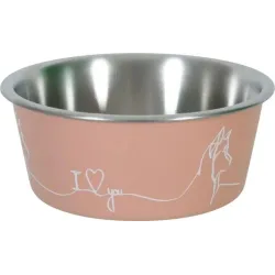 Dog bowl 1.7l pink