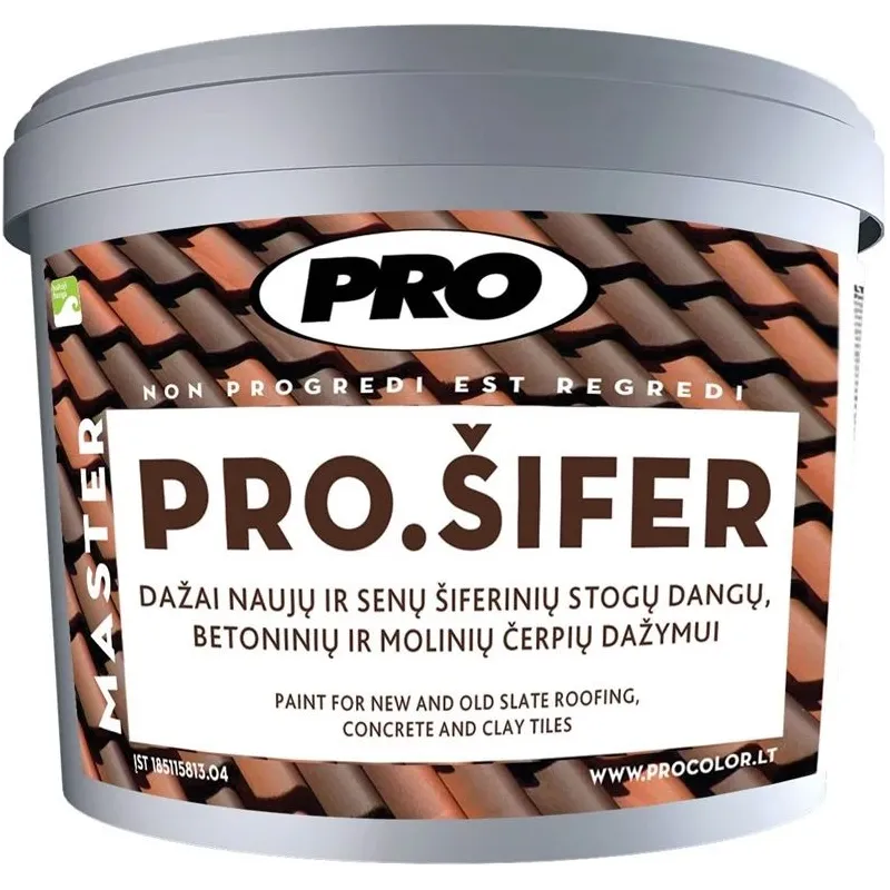 Emulsijas krāsa Pro Pro.Šifer. brūna. 5 l