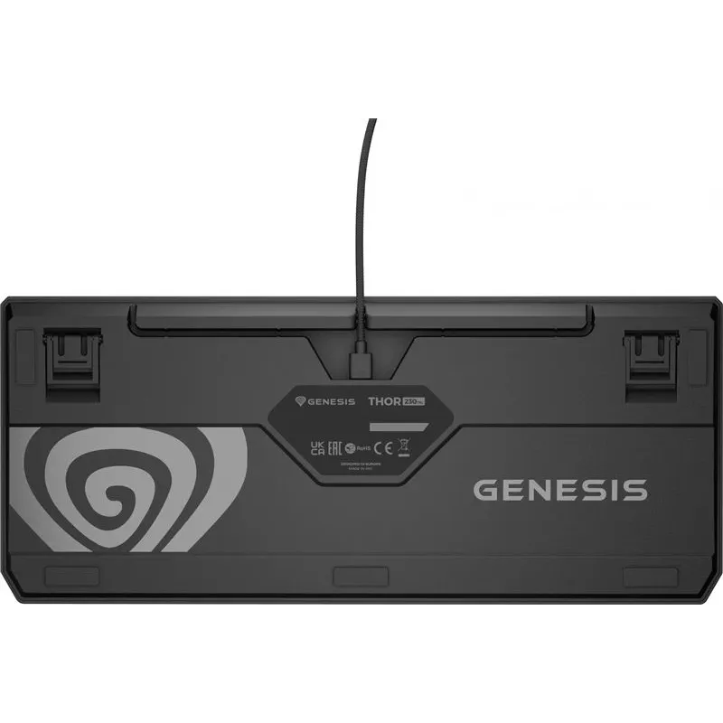 Klaviatūra Genesis Thor 230 TKL Outemu Brown. melna