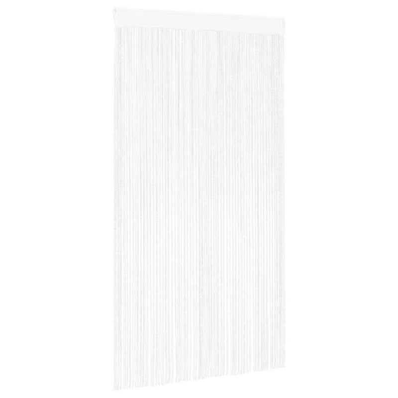 vidaXL bārkšu aizkari, 2 gab., 100x250 cm, balti