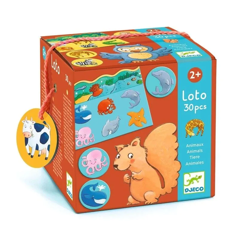 Galda spēle Djeco Lotto Animals DJ08120. EN