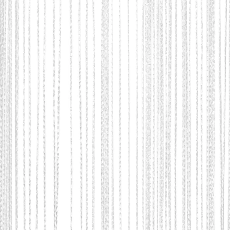 vidaXL bārkšu aizkari, 2 gab., 100x250 cm, balti