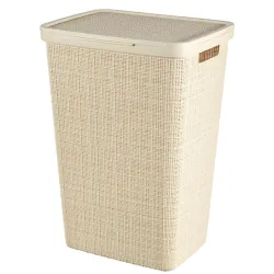 Laundry hamper jute 58l