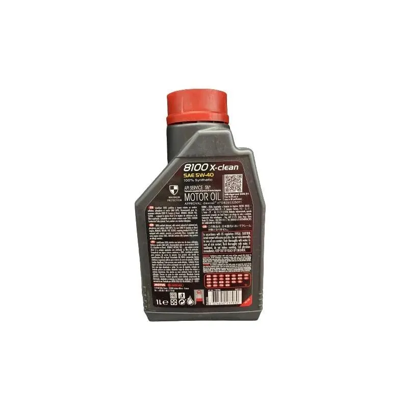 Automobiļu motoreļļa motul 8100xclean 1l