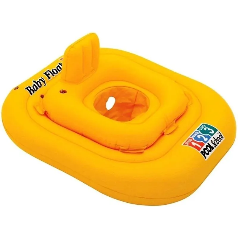 Piepūšams riņķis Intex Baby. dzeltena. 79 cm x 79 cm
