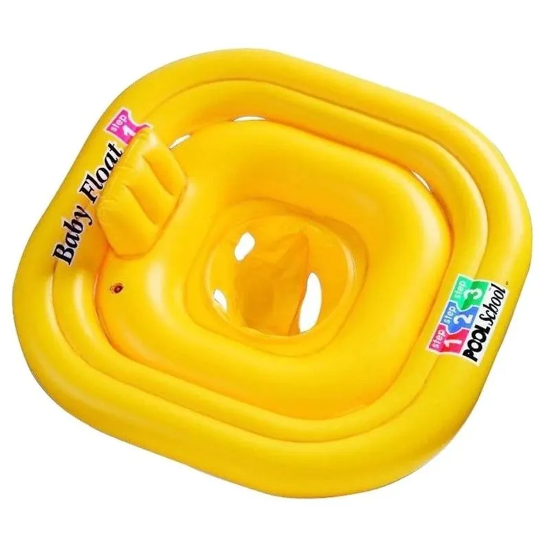 Piepūšams riņķis Intex Baby. dzeltena. 79 cm x 79 cm