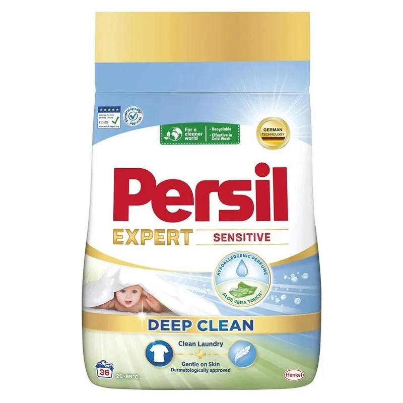Veļas pulveris Persil Sensitive. 1.98 kg