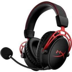 Austiņas HyperX Cloud Alpha Wireless. melna-sarkana