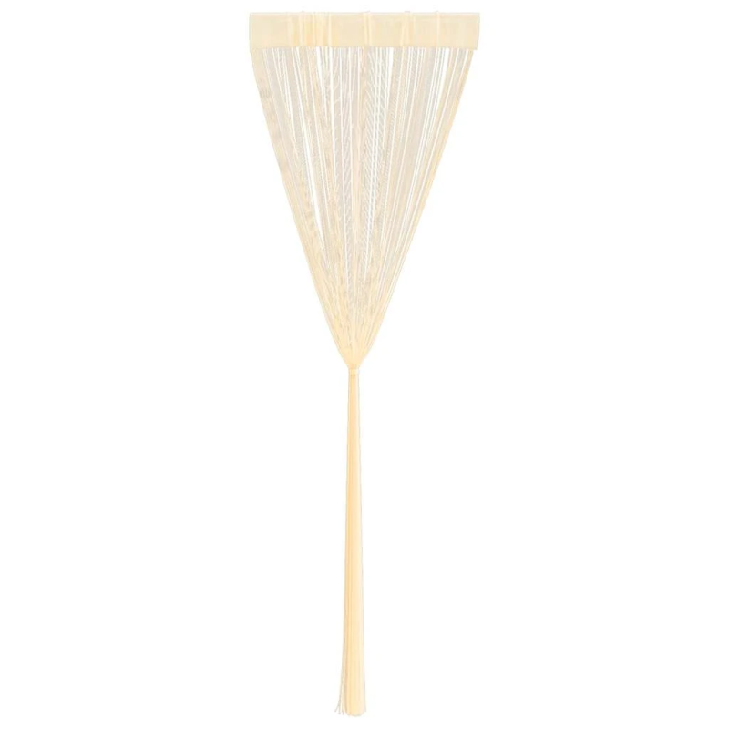 vidaXL bārkšu aizkari, 2 gab., 100x250 cm, krēmkrāsā