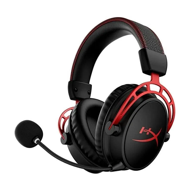 Austiņas HyperX Cloud Alpha Wireless. melna-sarkana