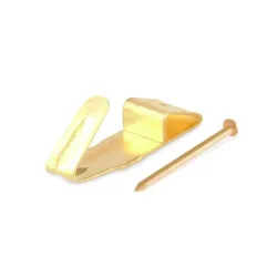 Picture hook plat 2-1 hole 27x8-14pcs