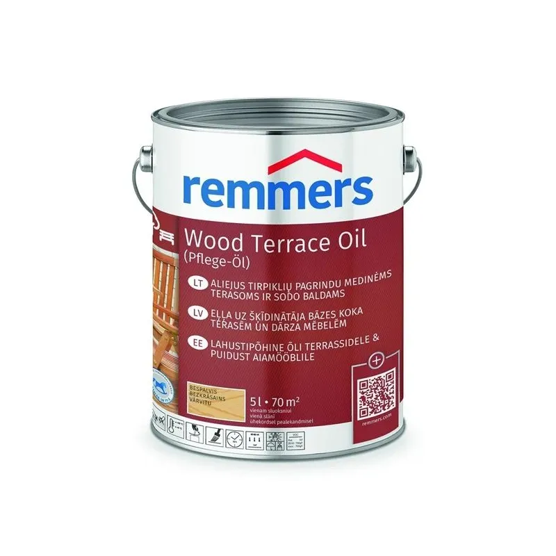 Eļļa Remmers Teras PFLEGE bezkrāsains 5L