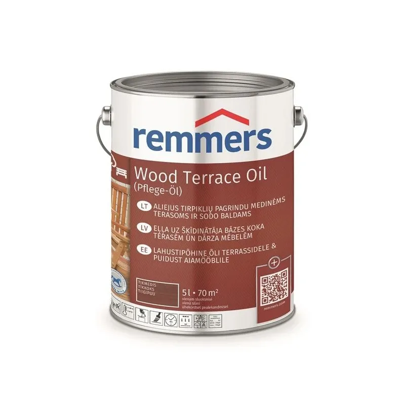 Eļļa Remmers Teras PFLEGE tikai es. 5 l